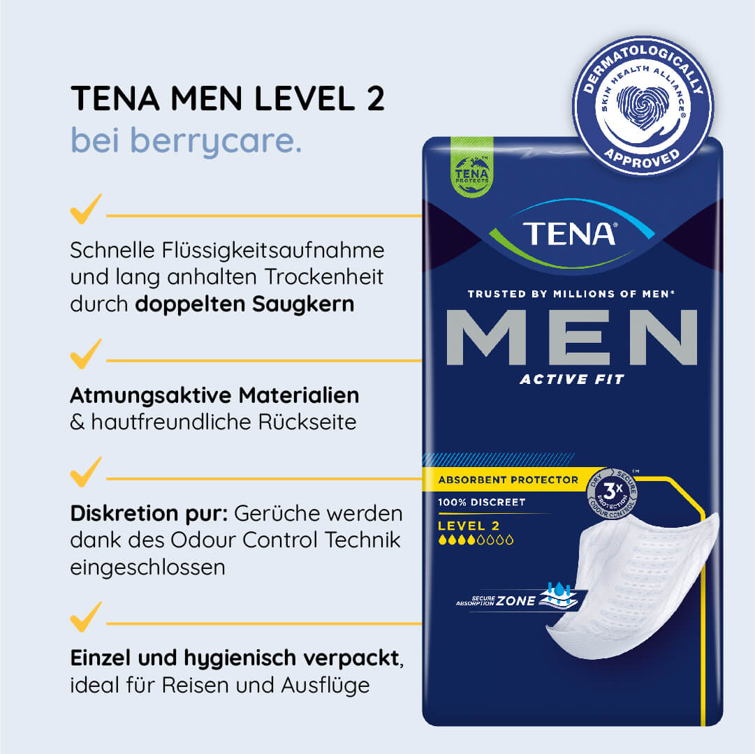 TENA Men Level 2 Vorteile bei berrycare