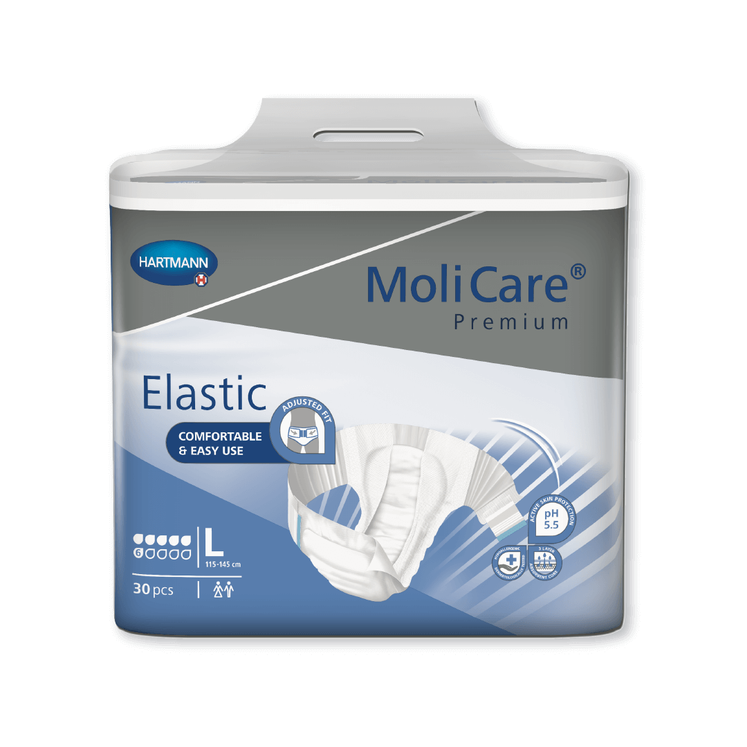 MoliCare Premium Elastic 6 Tropfen Inkontinenz Windeln